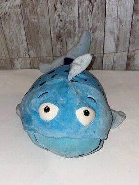 Kohl's Cares Pout Pout Fish Blue Plush Toy Polka Dots 12" Soft Stuffed Animal